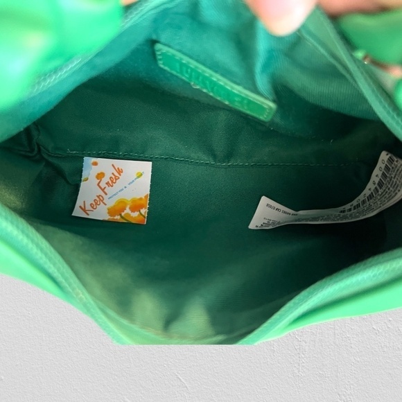 FOREVER 21 Faux Leather Ruched-Strap GREEN Color-Pop Handbag/Purse/Bag NWT - Picture 8 of 12